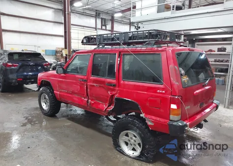 1999 Jeep Cherokee Classic/Sport from USA, damaged, VIN 1J4FF68S5XL638460